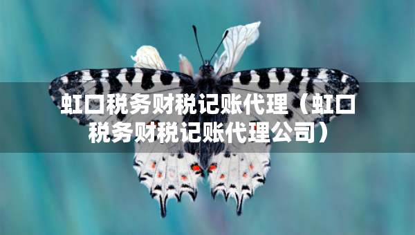 虹口税务财税记账代理（虹口税务财税记账代理公司）