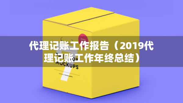 代理记账工作报告（2019代理记账工作年终总结）