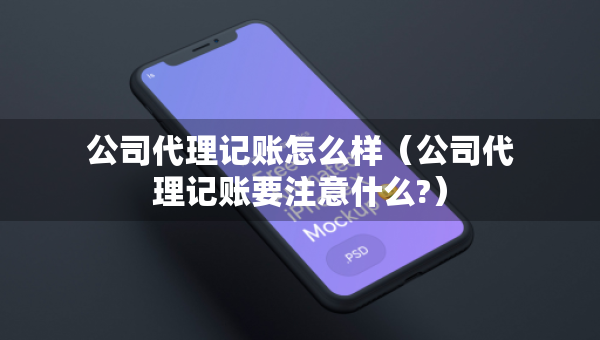 公司代理记账怎么样（公司代理记账要注意什么?）