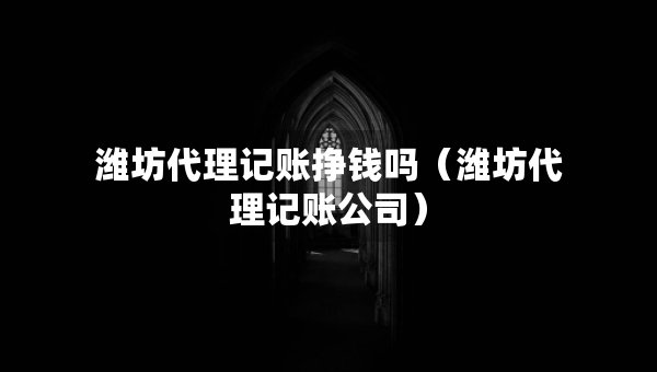 潍坊代理记账挣钱吗（潍坊代理记账公司）