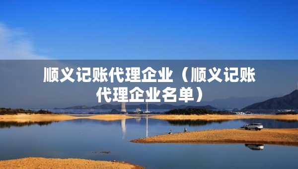 顺义记账代理企业（顺义记账代理企业名单）