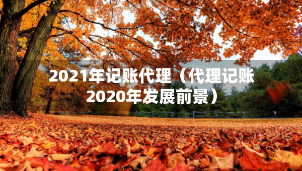 2021年记账代理（代理记账2020年发展前景）