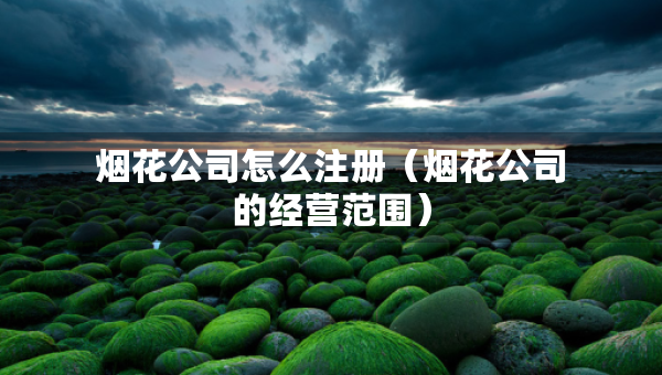 烟花公司怎么注册（烟花公司的经营范围）