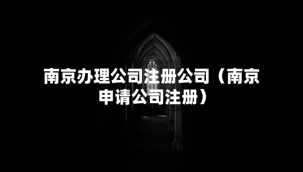 南京办理公司注册公司（南京申请公司注册）