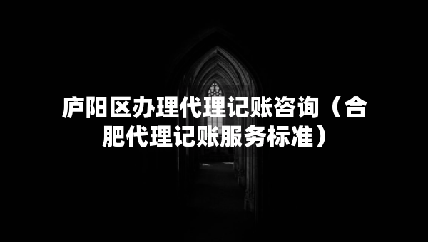 庐阳区办理代理记账咨询（合肥代理记账服务标准）