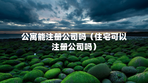 公寓能注册公司吗（住宅可以注册公司吗）