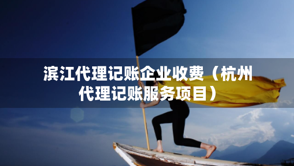 滨江代理记账企业收费（杭州代理记账服务项目）